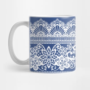 White Lace Mug